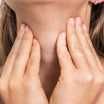 Face, Skin, Facial expression, Hand, Finger, Nose, Close-up, Neck, Nail, Chin, 