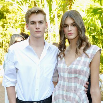 Presley Gerber and Kaia Gerber at the CFDA/Vogue Fashion Fund show