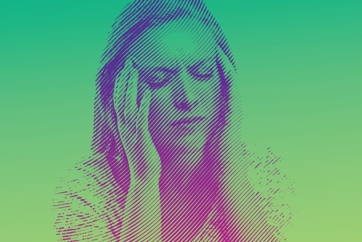 Woman and Migraine Headeache