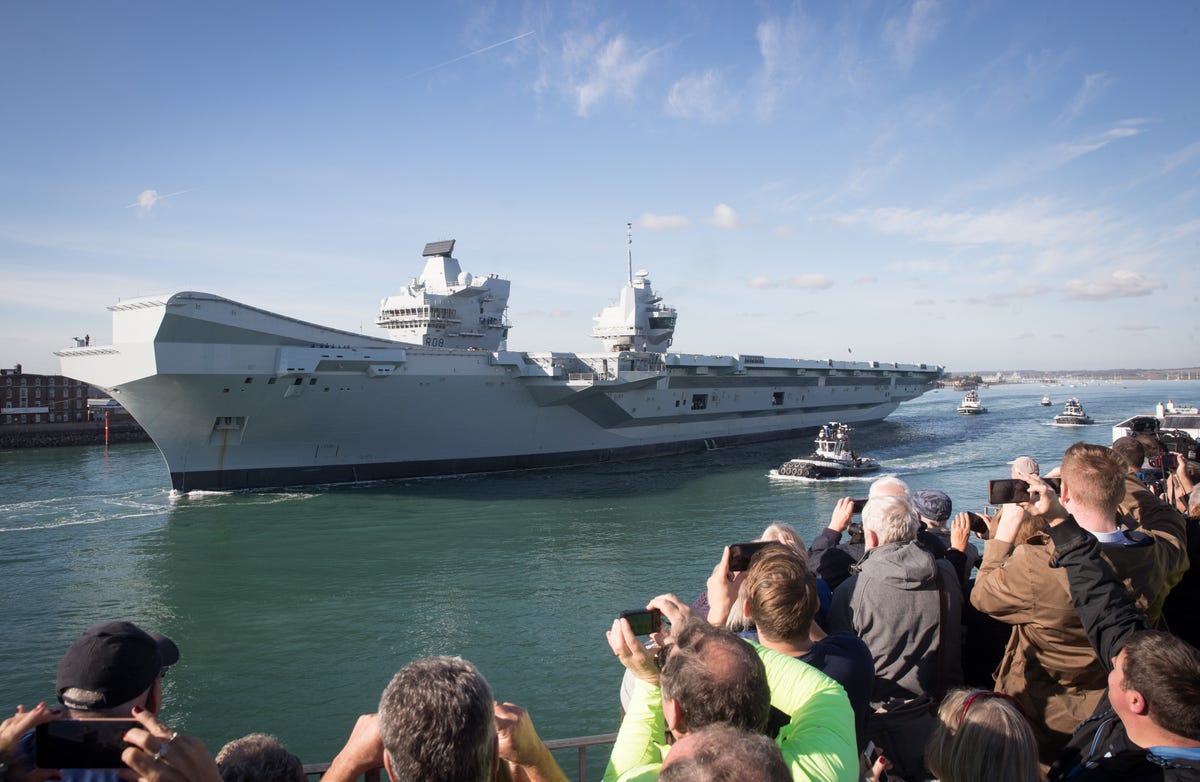 The UK’s Newest Warship Just Sprang a Leak