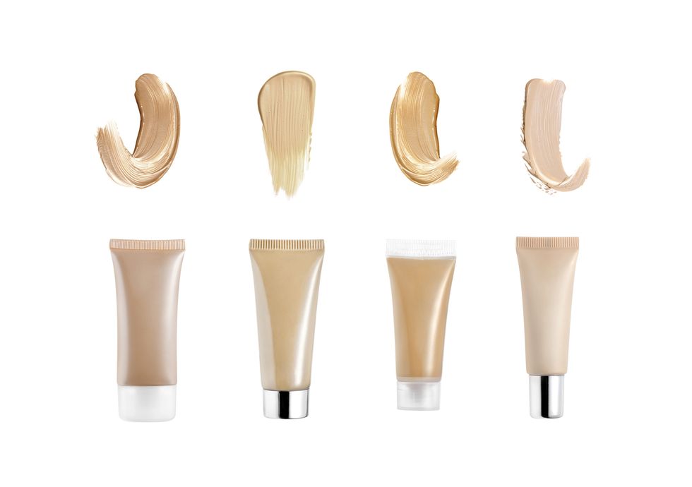 Liquid foundation tubes and strokes