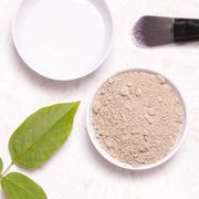 clay powder and water   facial mask ingredients