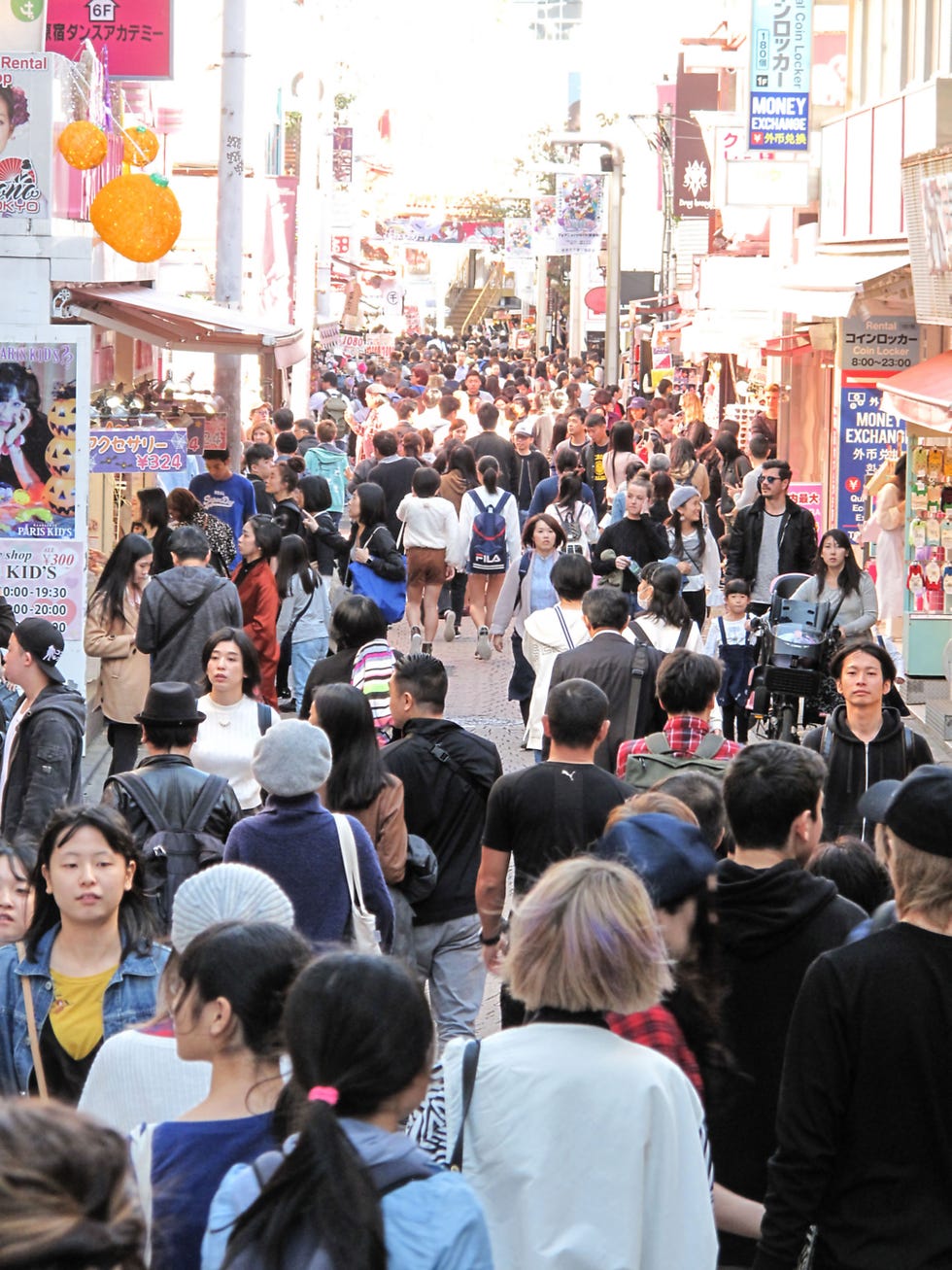 large crowd is visible on takeshita street, a major shopping district in harajuku, shibuya ward, tokyo, japan, october 23, 2017 photo by smith collectiongadogetty images
