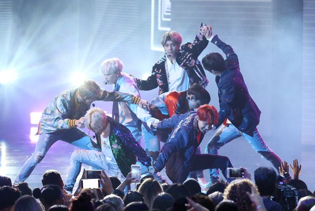 BTS Slayed Their U.S. Award Show Debut Performance at the AMAs