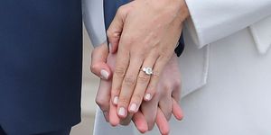 Meghan Markle engagement ring picture