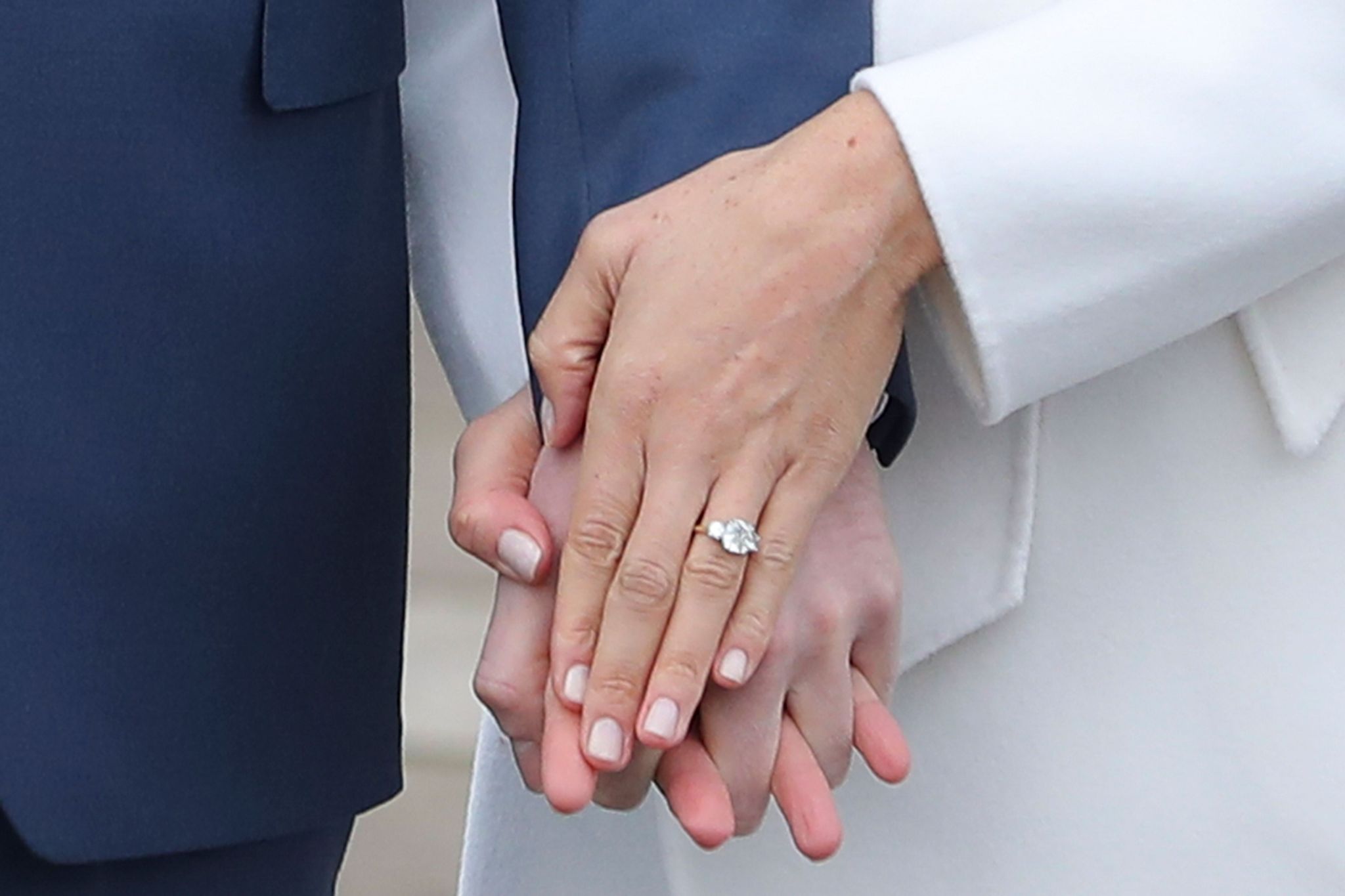 Meghan Markle engagement ring picture