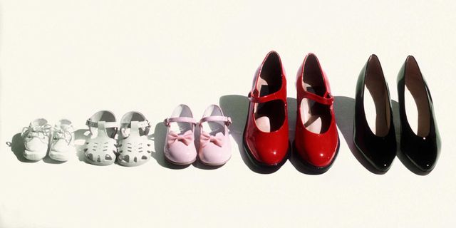 Footwear, Shoe, Red, Pink, Product, Mary jane, Ballet flat, Magenta, 