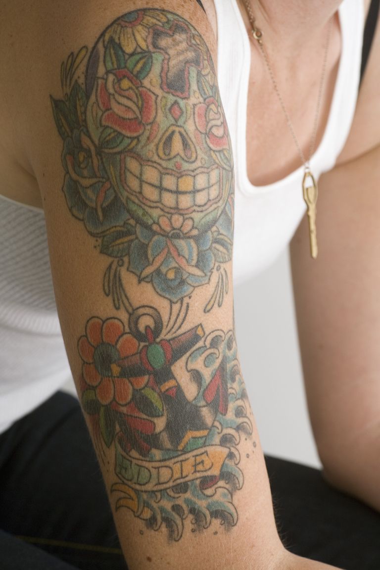 3 Pcs/lot Large Arm Sleeve Tattoo Rose Wolf Waterproof Temporary Tatto  Sticker Dragon Skull Body Art Full Fake Tatoo Women Men - Temporary Tattoos  - AliExpress