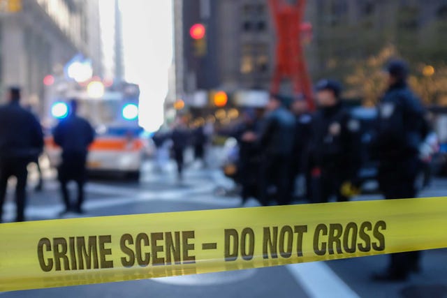 police crime scene
