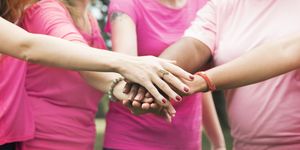 Women fighting breast cancer
