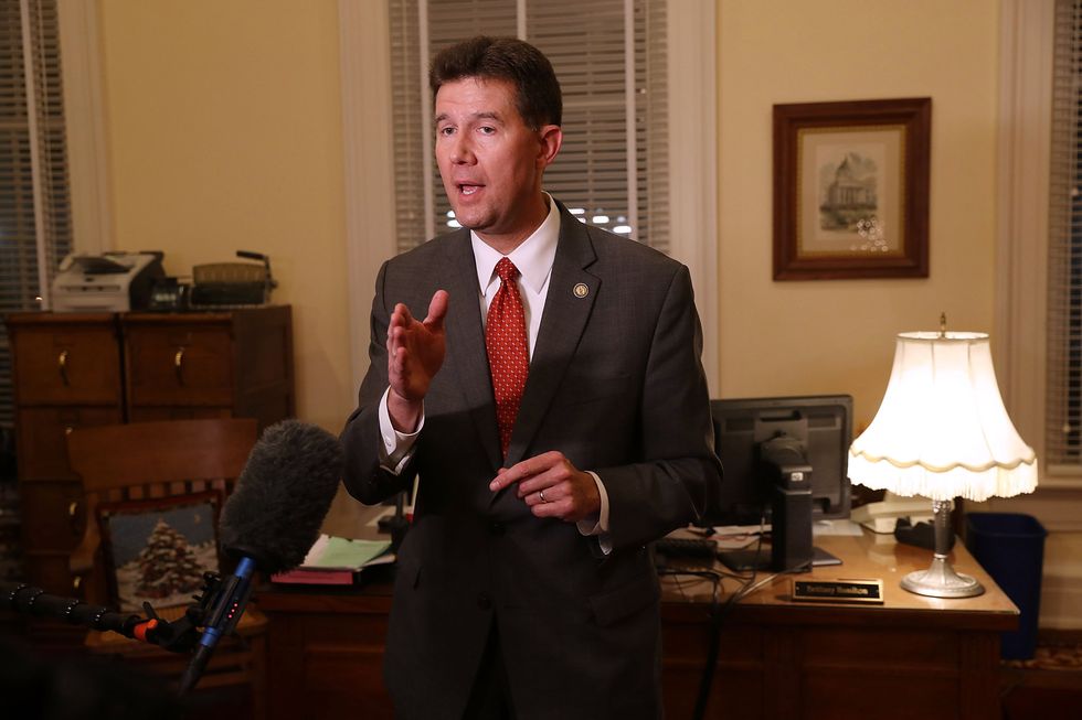 montgomery, al   december 12  john  merrill, secretary of state of alabama, speaks to the media in the capitol building about the possible recount to determine the winner between republican senatorial candidate roy moore and his democratic opponent doug jones on december 12, 2017 in montgomery, alabama jones has been declared the winner but moore has not conceded and may request a recount photo by joe raedlegetty images