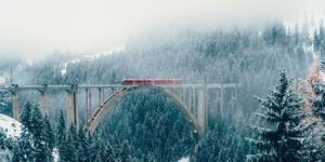 Train journey Switzerland