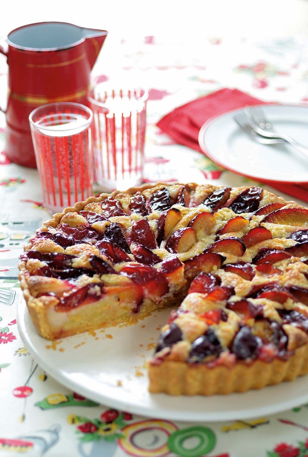 Tarta de melocotón
