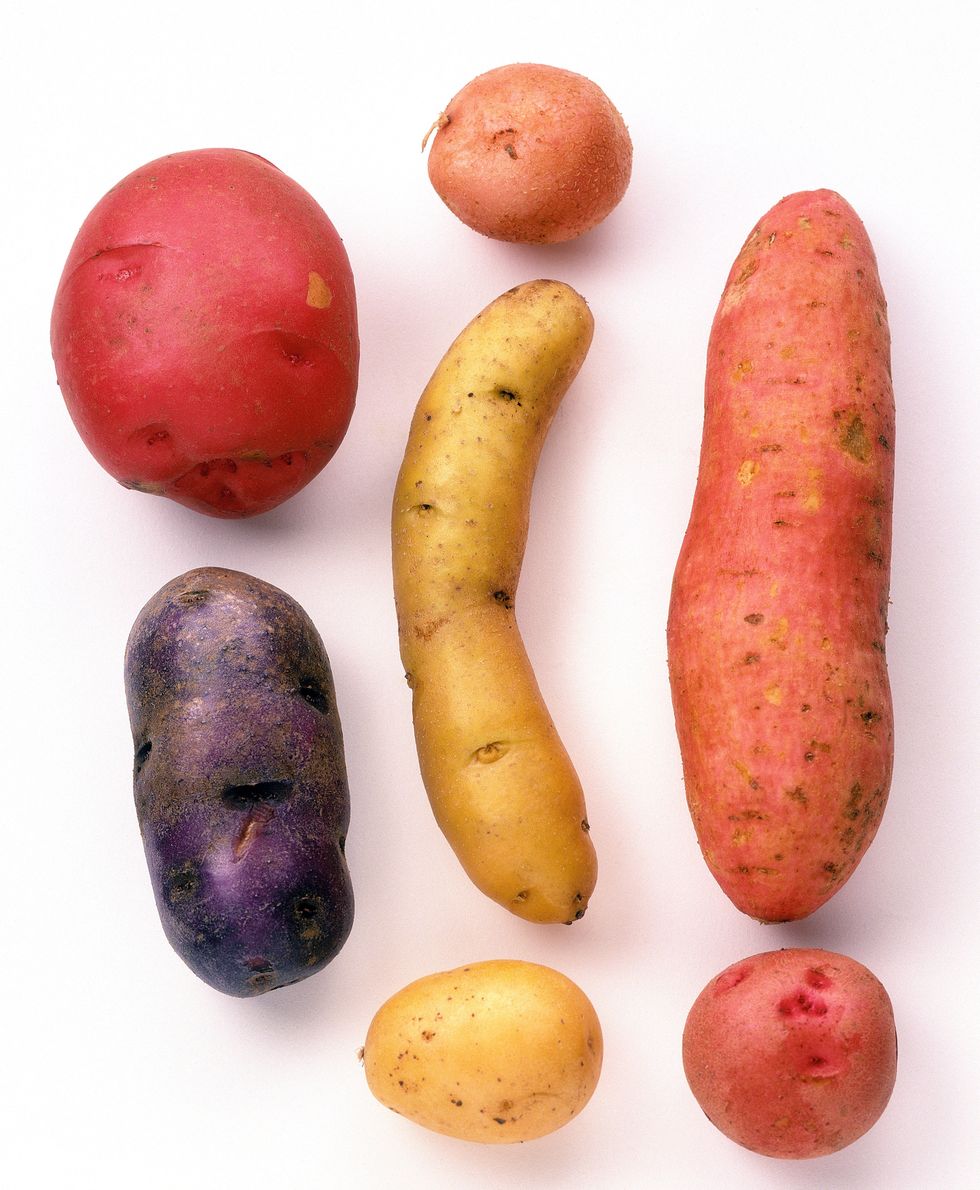 Root vegetable, Tuber, Potato, Food, Vegetable, Sweet potato, Ullucus, Fingerling potato, Solanum, Local food, 