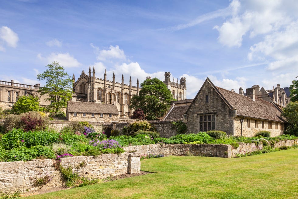 christ church cathedral, oxford, seen in spring from the war memorial garden christ church is a college of oxford university as well as being the cathedral church of the oxford diocese