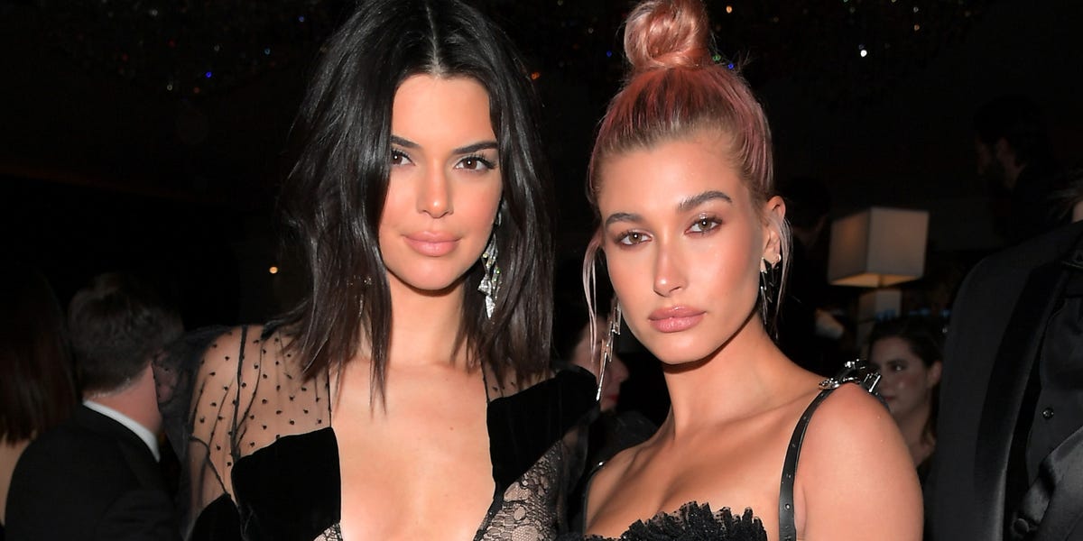 Kendall Jenner And Hailey Baldwin Bare All On Instagram For Girls’ Night In