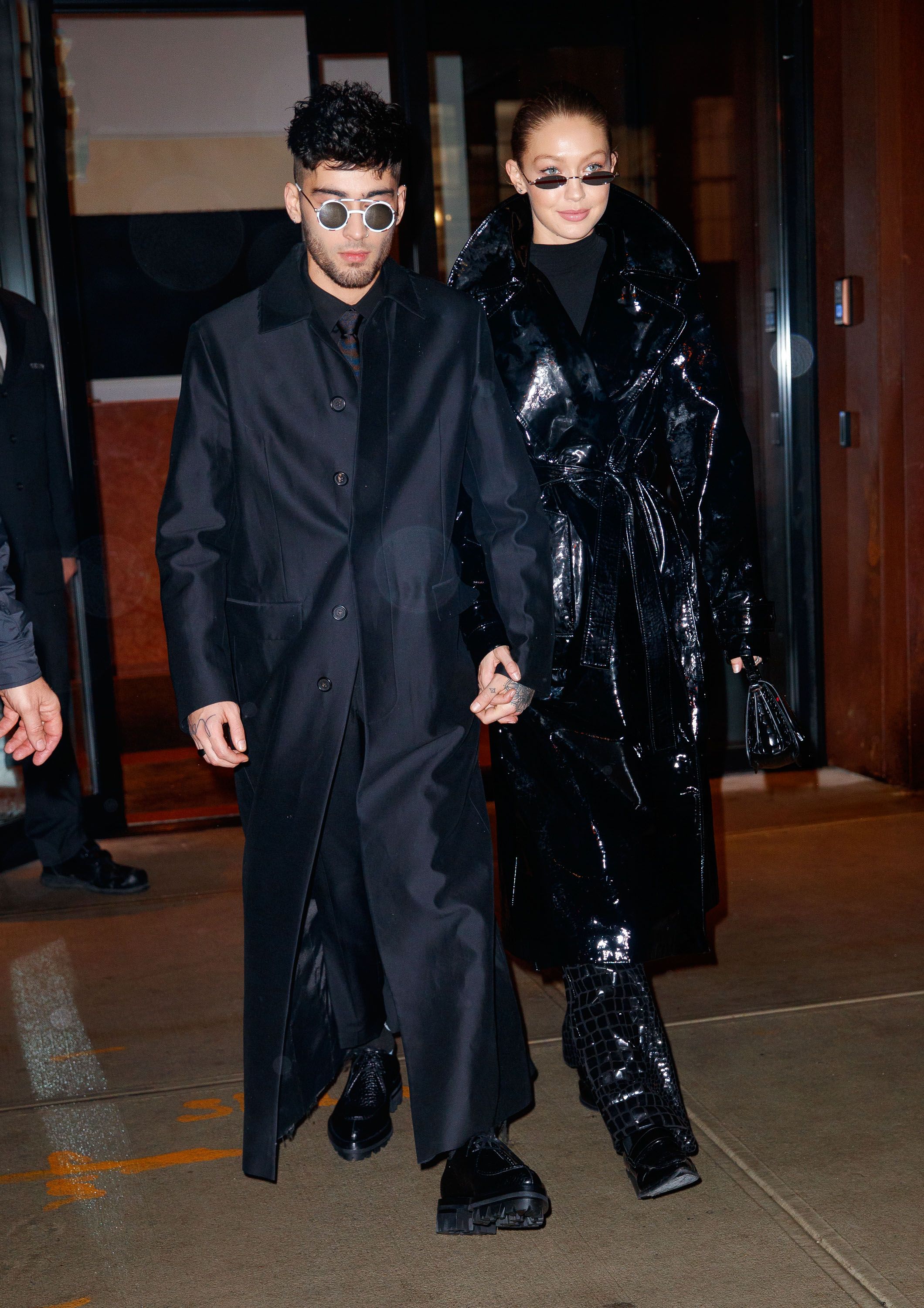 Gigi and Bella Hadid Look Like They Stepped Out of The Matrix at NYFW