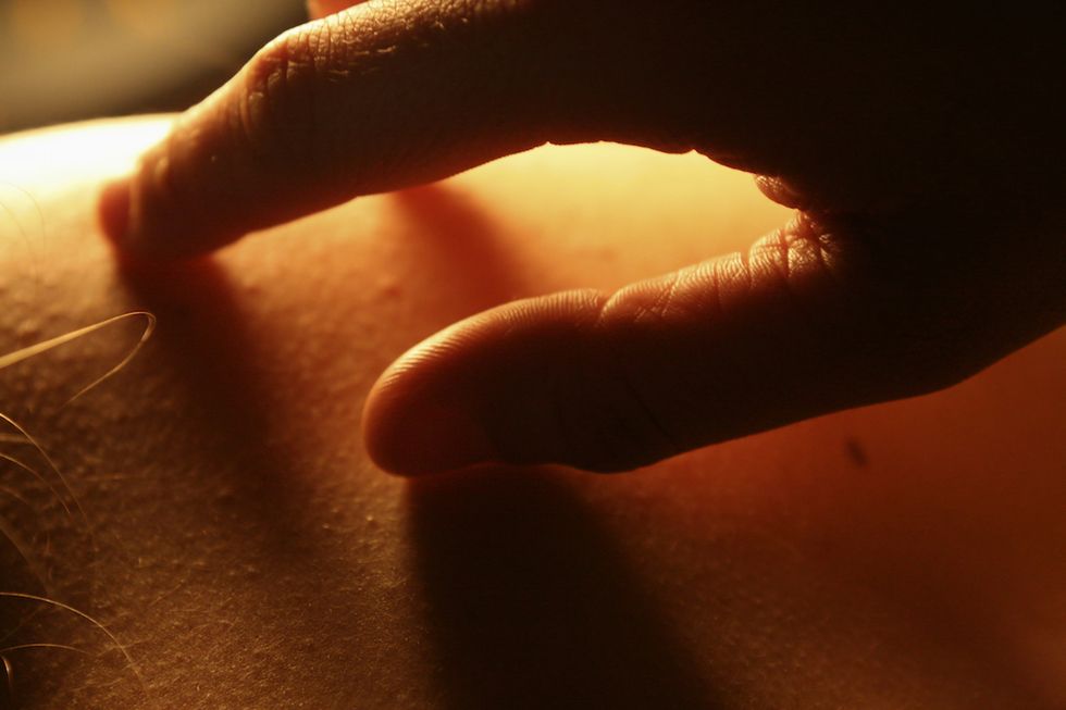 sensual finger massage