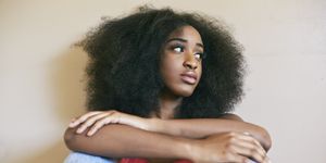 Mixed race woman - mental health