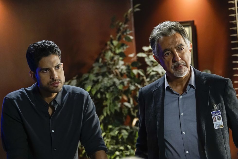 los angeles november 29 cure the bau is called to investigate a series of dc homicides where cryptic messages are found inside the mouths of each victim, on criminal minds, wednesday, jan 24 1000 1100 pm, etpt on the cbs television network pictured adam rodriguez luke alvez, joe mantegna david rossi photo by cliff lipsoncbs via getty images