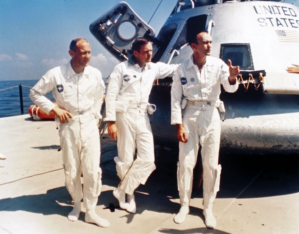 The Apollo 11 astronauts, 1969.