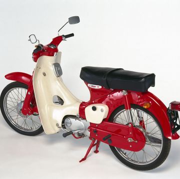 Honda C50 motorcycle, 1965.
