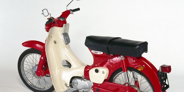 Honda C50 motorcycle, 1965.