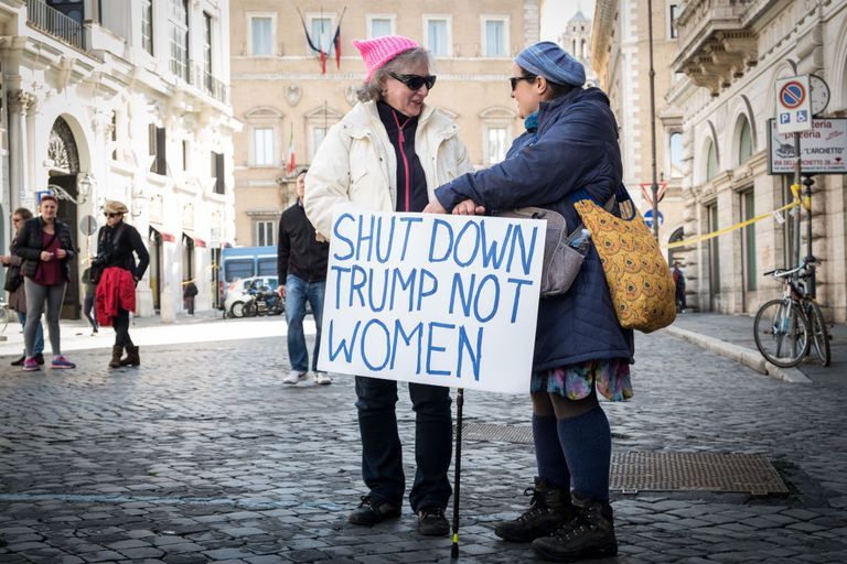 women's march 2018, women's march rome