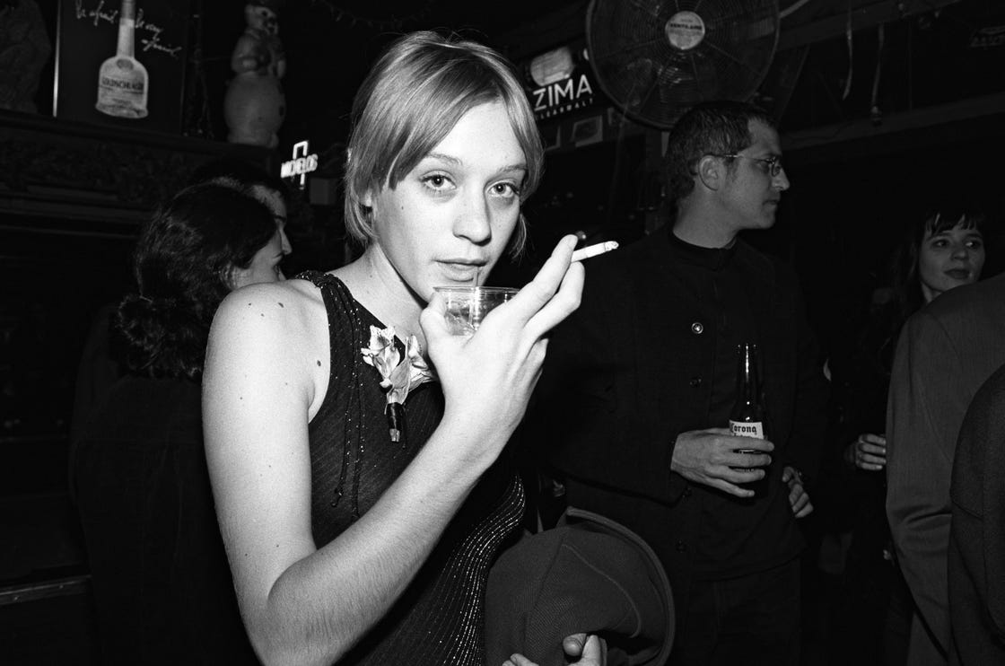 new york october 1996 american actress chloe sevigny poses for a photo at a party for the film trees lounge in october 1996 in new york city, new york photo by catherine mcganngetty images
