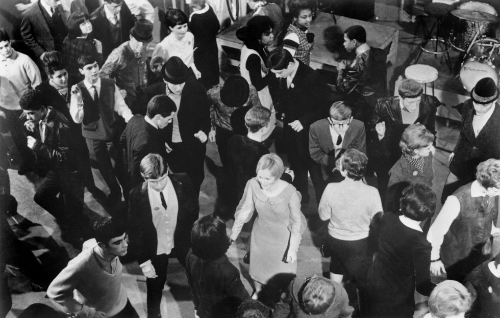 young mods dancing during a recording of the british pop music tv programme 'ready steady go' at the rediffusion studios in kingsway, london, may 1964 photo by keystone featureshulton archivegetty images