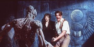 Rick O''Connell (Brendan Fraser) must save Evelyn (Rachel Weisz) and the rest of the world from the 3,000 year-old curse in "The Mummy." 1999 Universal Studios. All Rights Reserved.