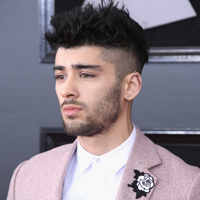 Zayn Malik Wore a Pink Suit on the 2018 Grammys Red Carpet