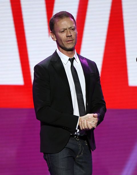 las vegas, nv   january 27  adult film actor and filmmaker rocco siffredi presents an award during the 2018 adult video news awards at the joint inside the hard rock hotel  casino on january 27, 2018 in las vegas, nevada  photo by ethan millergetty images