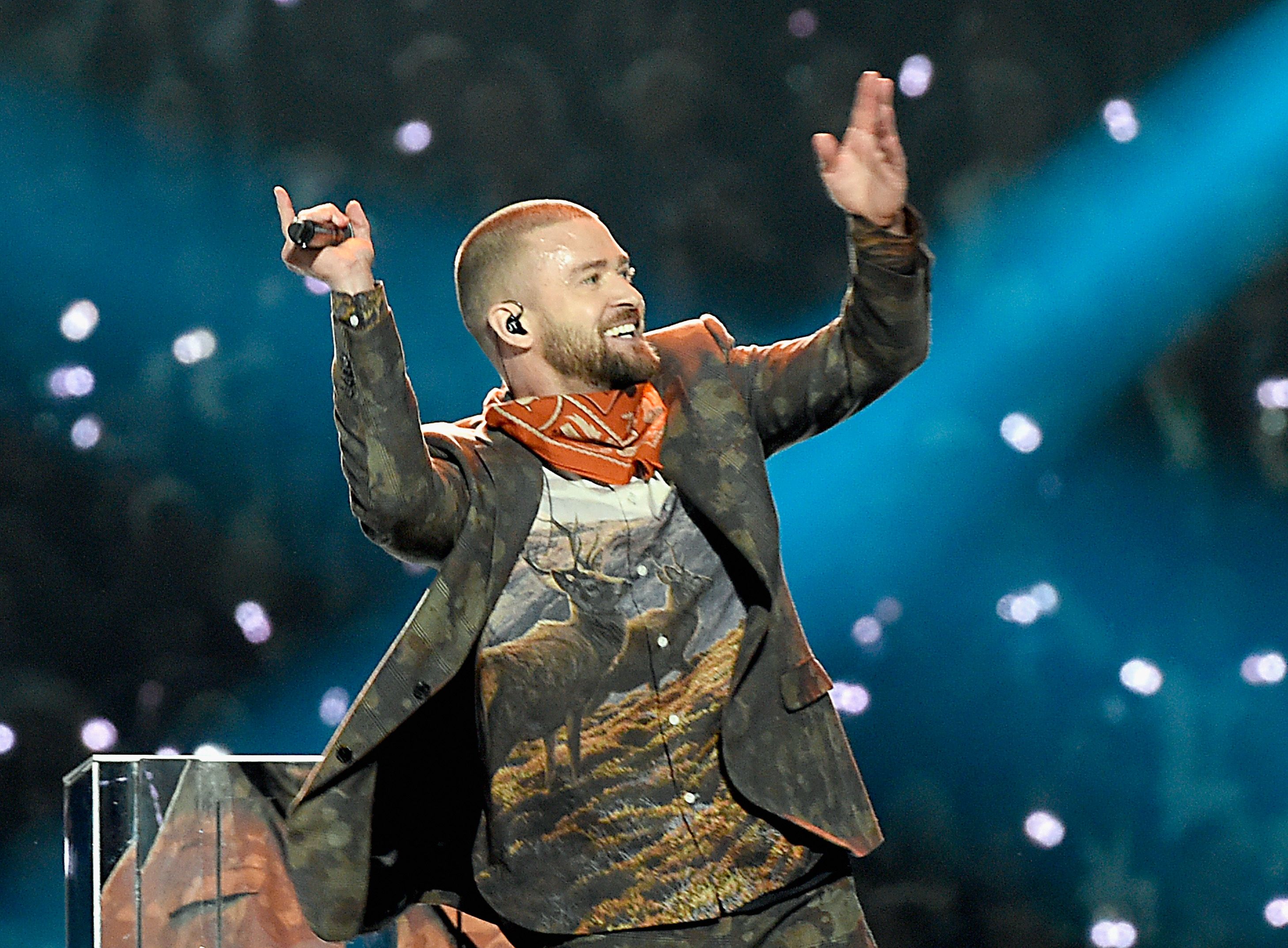 Justin Timberlake's outfit from the Super Bowl halftime