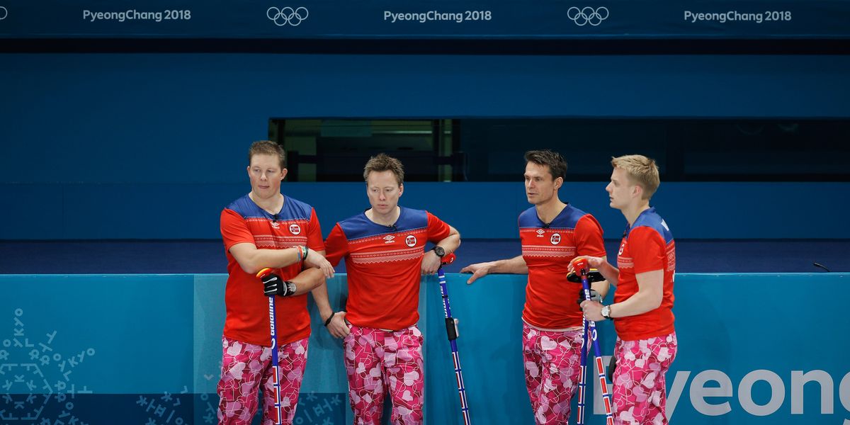Norwegian Curling Team Famous for Fancy Pants
