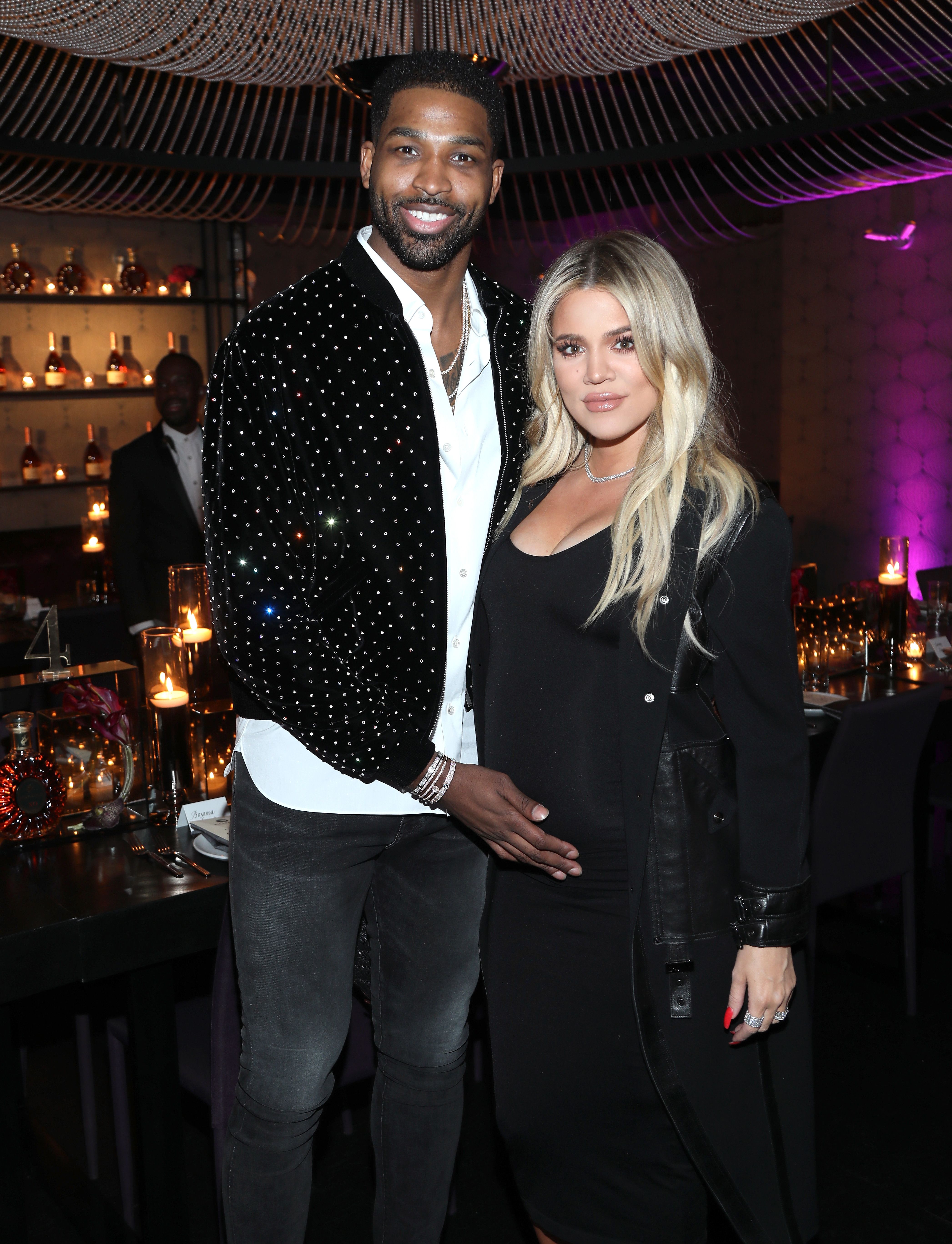 D'Angelo Russell parties with the Kardashians