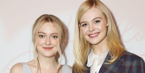 elle fanning watched dakota fanning's birth video