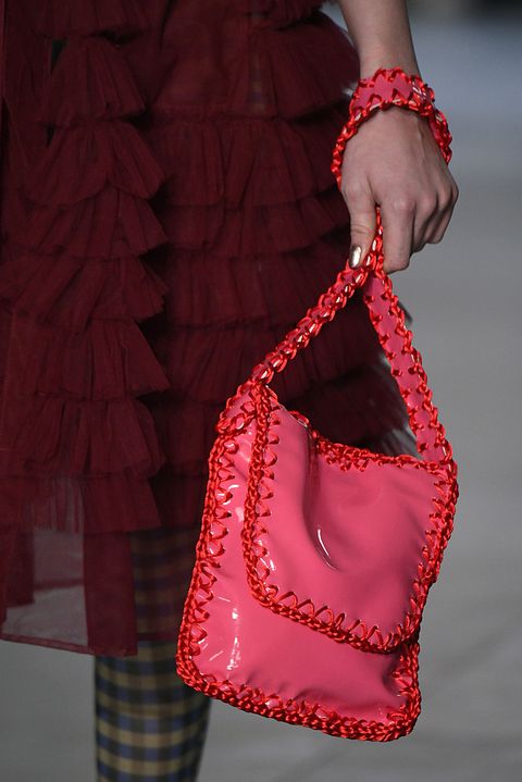 Bag, Handbag, Red, Shoulder, Pink, Shoulder bag, Fashion accessory, Orange, Hobo bag, Fashion, 
