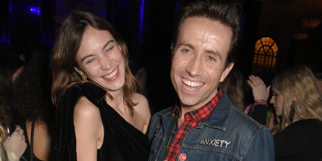 Alexa Chung and Nick Grimshaw