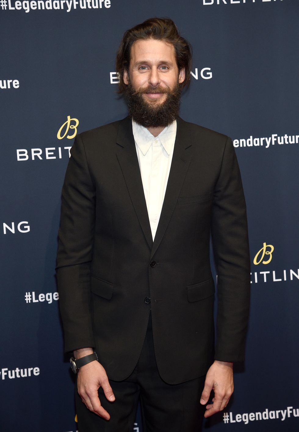new york   february 22  david de rothschild on the red carpet at the legendaryfuture roadshow 2018 new york on february 22, 2018  photo by dimitrios kambourisgetty images for breitling