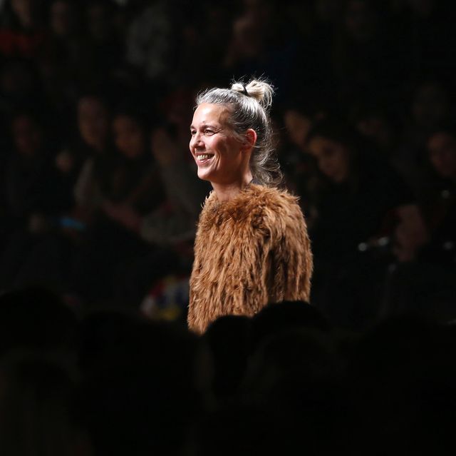 fashion designer isabel marant during the isabel marant show as part of the paris fashion week womenswear fallwinter 20182019 on february 28, 2018 in paris, france
