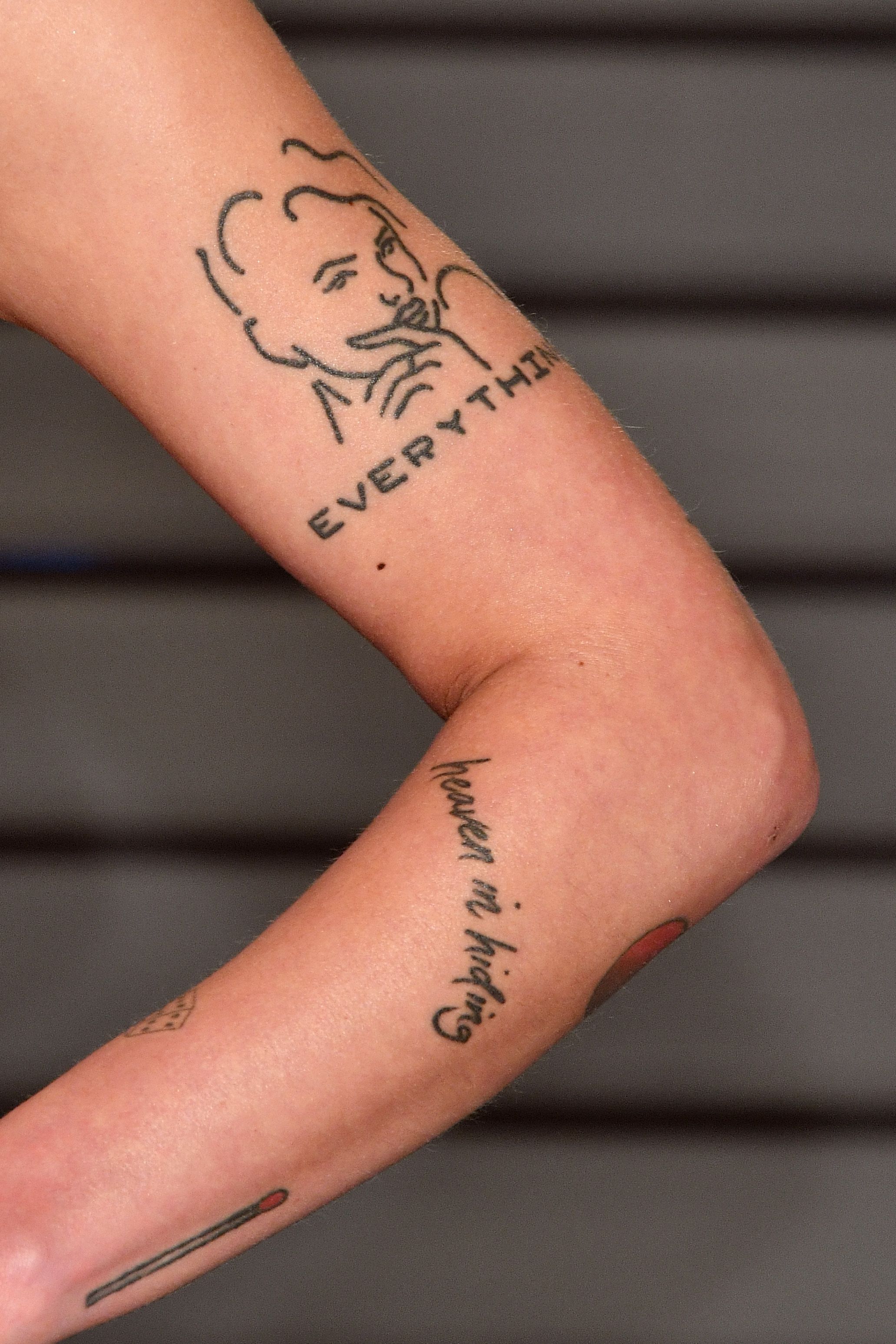 Halsey tattoos All 40 of Halseys tattoos and their meanings  PopBuzz