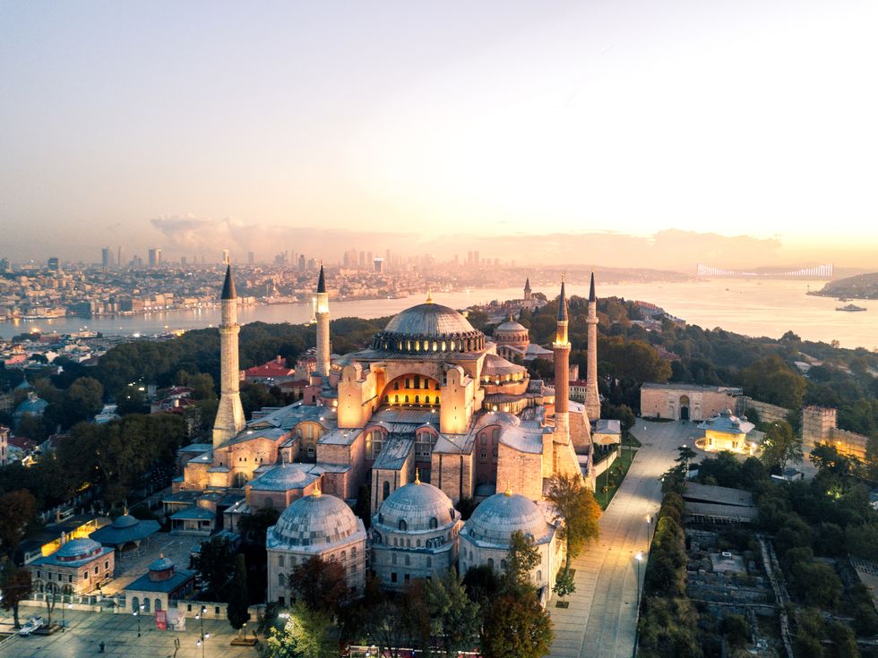 Hagia Sophia at morning twilight