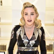 madonna visits mdna skin counter at barneys new york, beverly hills on march 6, 2018 in beverly hills, california