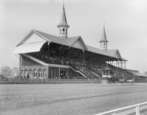 churchill downs, louisville, kentucky, usa, detroit publishing company, april 1901 photo by universal history archiveuniversal images group via getty images