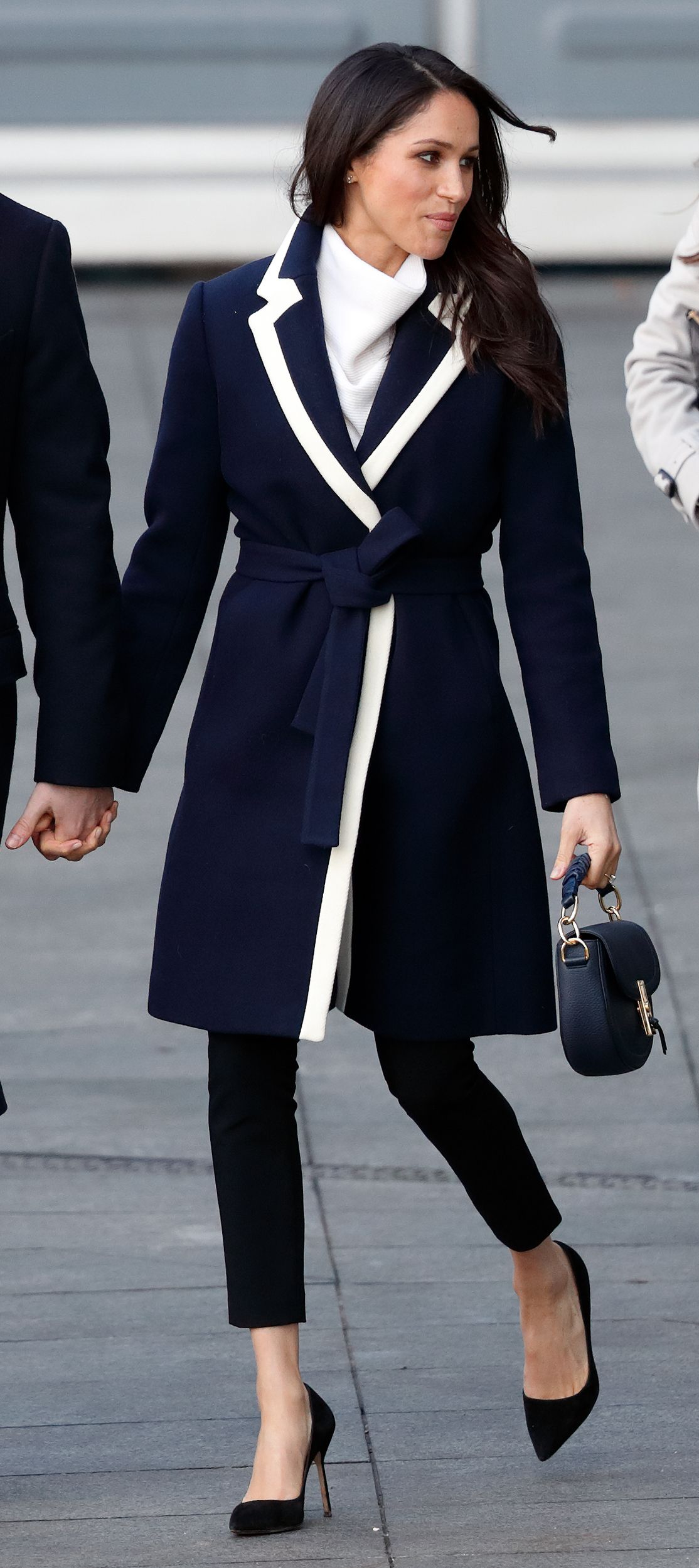 j crew navy coat