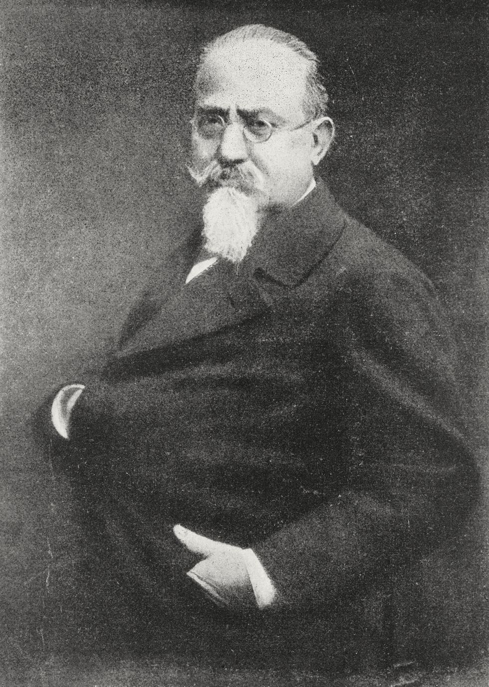 portrait of cesare lombroso 1835 1909, italian physician and anthropologist, from lillustrazione italiana, year xxxiii, no 16, april 1906