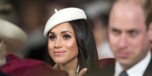 prince harrys fiancee, us actress meghan markle attends a commonwealth day service at westminster abbey in central london, on march 12, 2018
britains queen elizabeth ii has been the head of the commonwealth throughout her reign organised by the royal commonwealth society, the service is the largest annual inter faith gathering in the united kingdom  afp photo  pool  paul grover        photo credit should read paul groverafp via getty images