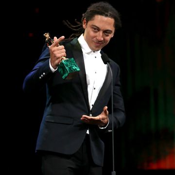 rome, italy march 21 jonas carpignano receives the best director award during the 62nd david di donatello awards ceremony on march 21, 2018 in rome, italy photo by franco origliagetty images