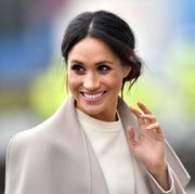 belfast, united kingdom   march 23  meghan markle is seen ahead of her visit with prince harry to the iconic titanic belfast during their trip to northern ireland on march 23, 2018 in belfast, northern ireland, united kingdom  photo by charles mcquillangetty images